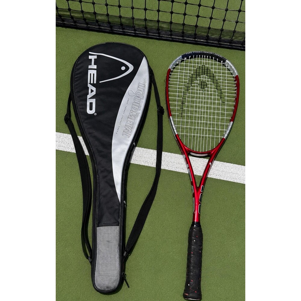 HEAD Liquidmetal 160 Squash Racquet Case Red Graphite Intelligence Tech VTG